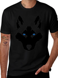 Wolf Graphic T-Shirt - Bold Animal Print product image 1