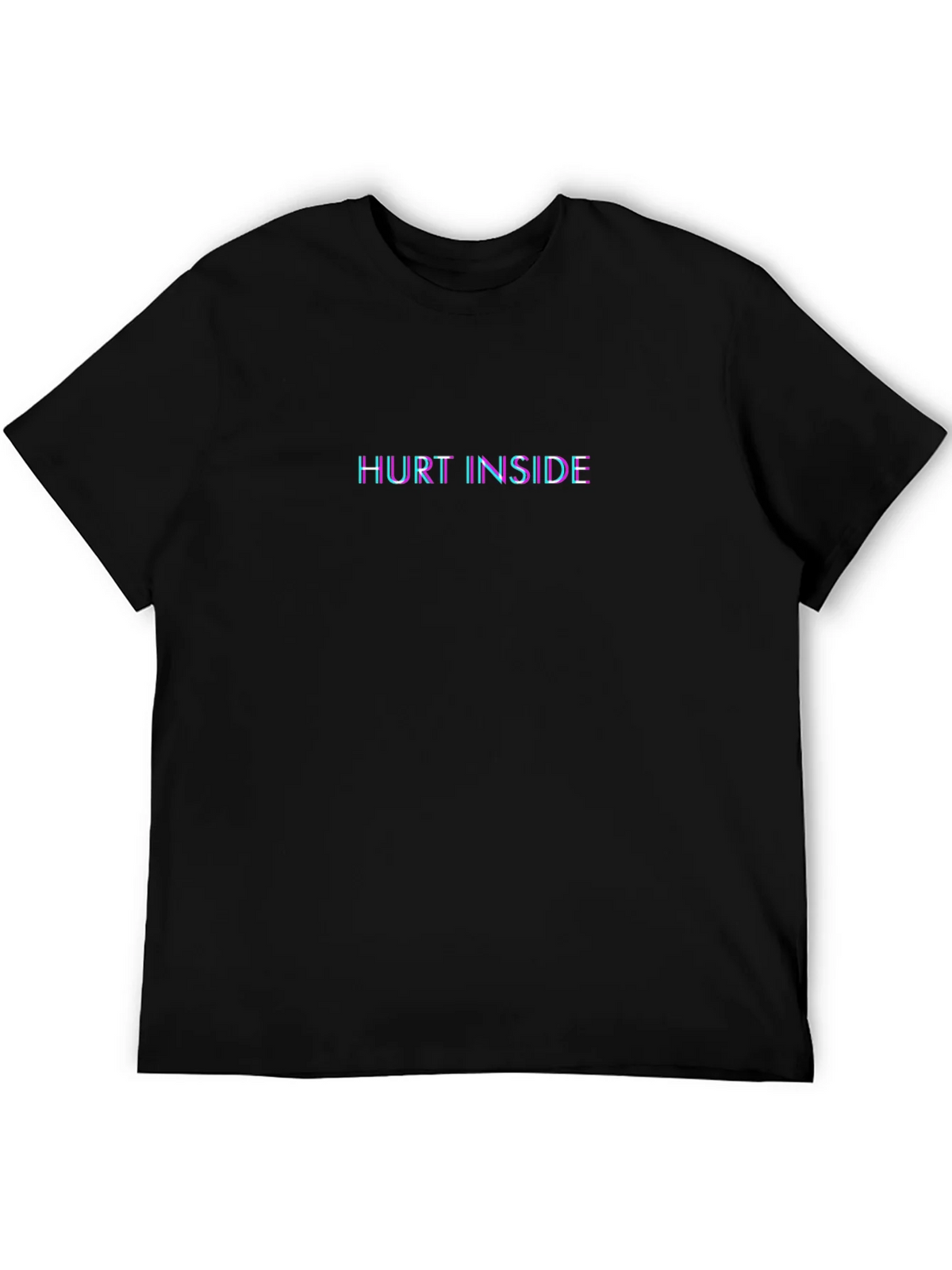 Hurt Inside Graphic Print Crewneck T-Shirt product image 8