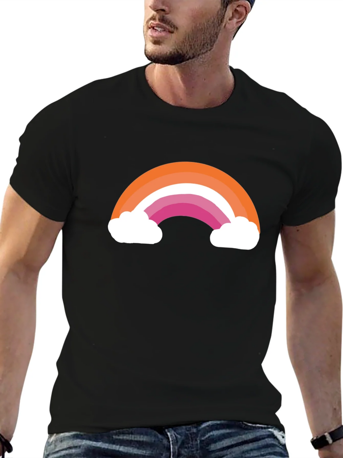 Lesbian Pride Rainbow T-Shirt product image 9