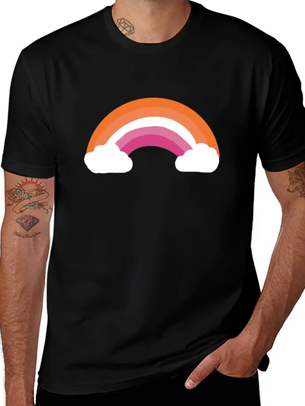 Lesbian Pride Rainbow T-Shirt product image 1