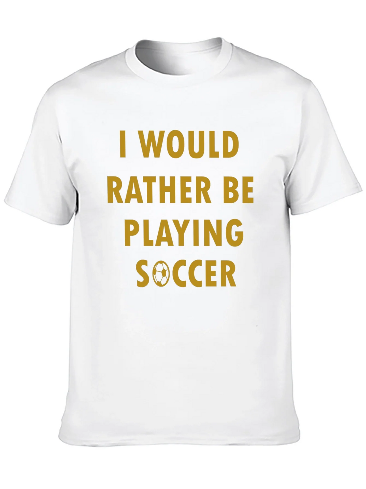 Soccer Fan T-Shirt - Id Rather Be Playing product image 12