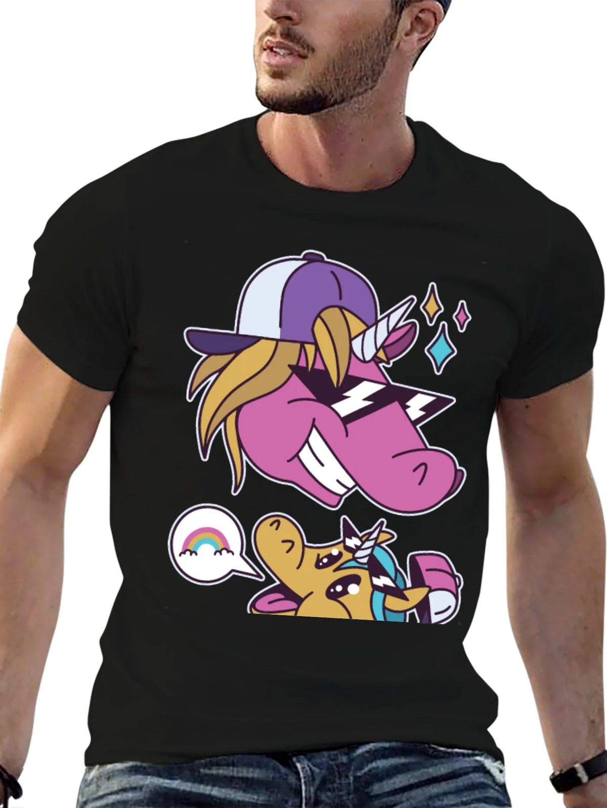 Cool Unicorn Graphic Tee product image 9
