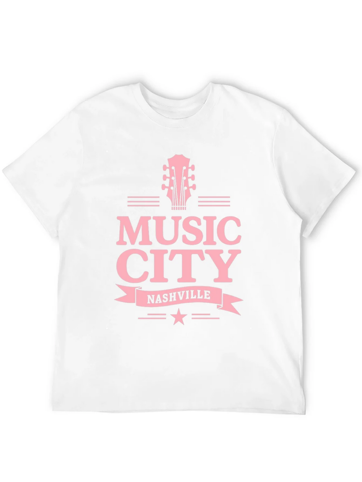 Music City Nashville Guitar Graphic Tee product image 3
