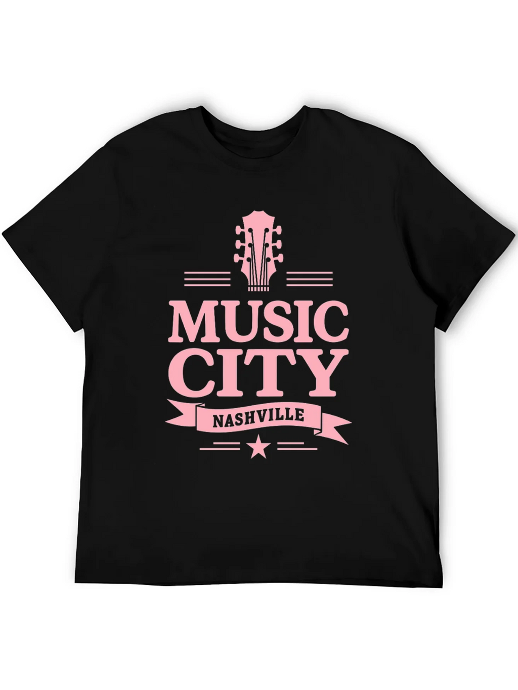 Music City Nashville Guitar Graphic Tee product image 8