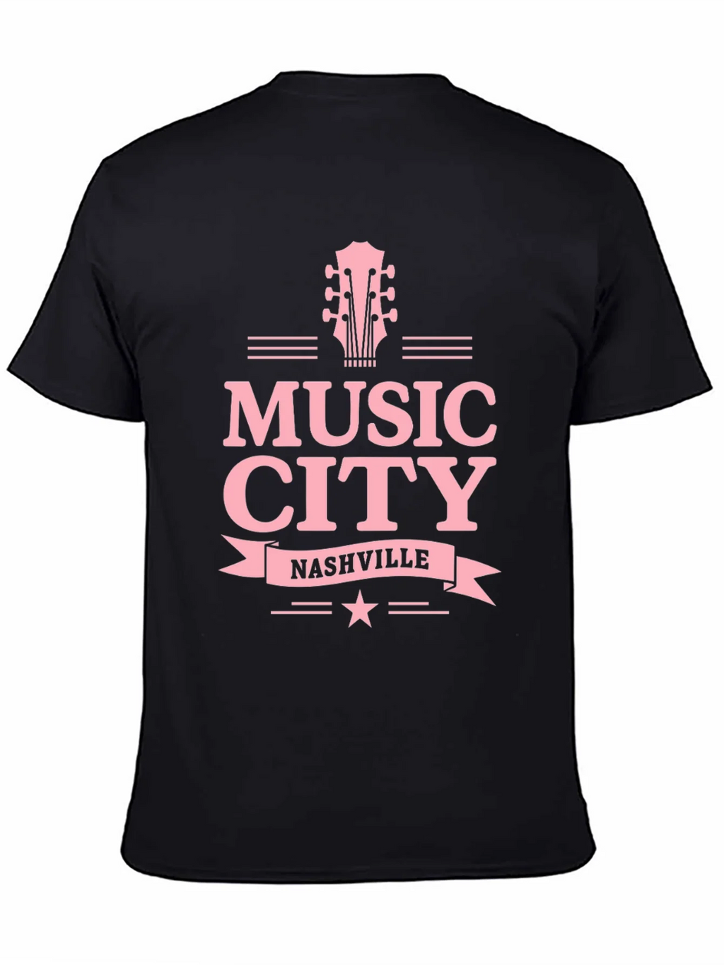 Music City Nashville Guitar Graphic Tee product image 7