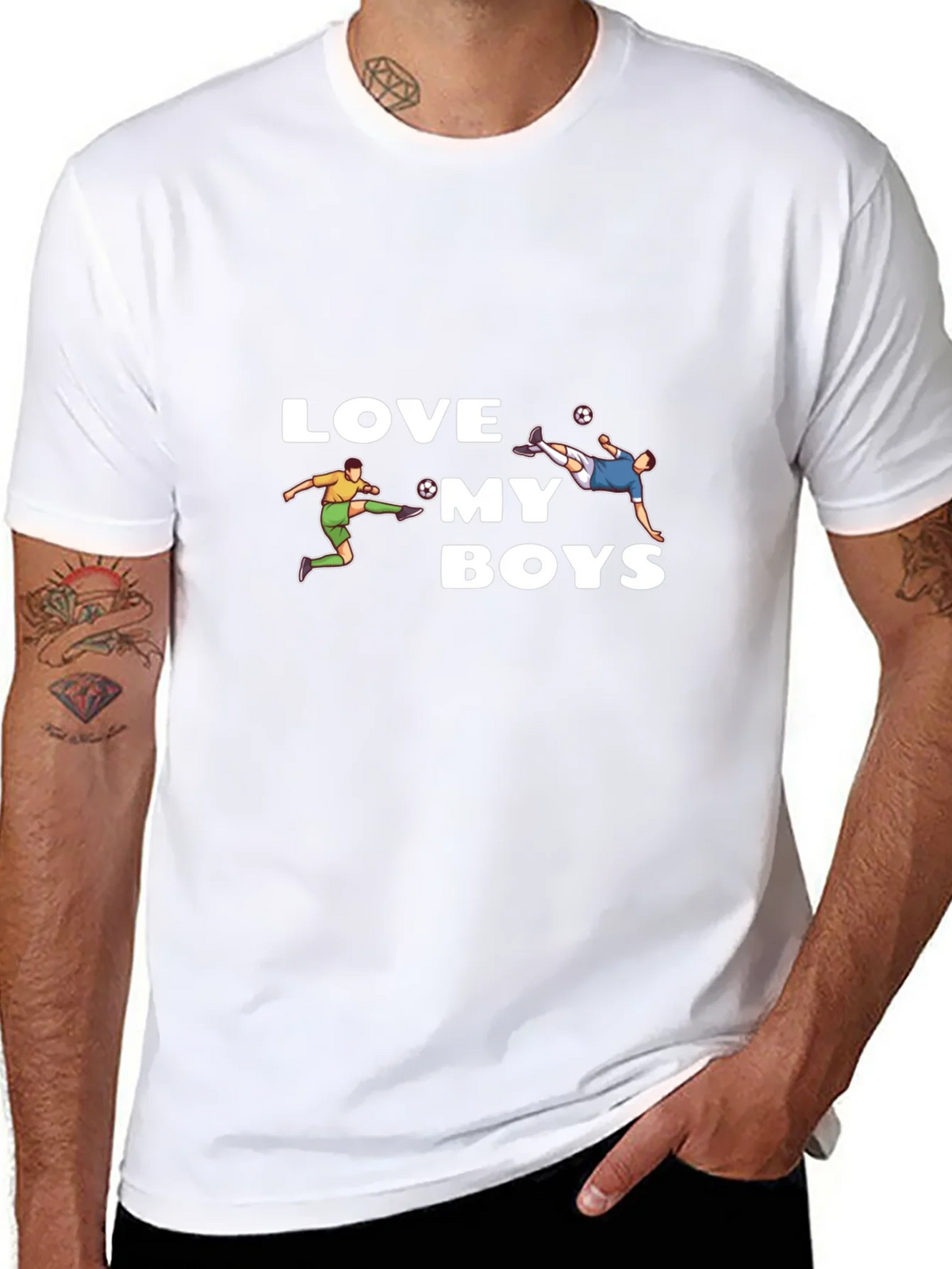 Love My Boys Soccer Graphic Tee - Soft Cotton Blend product image 10