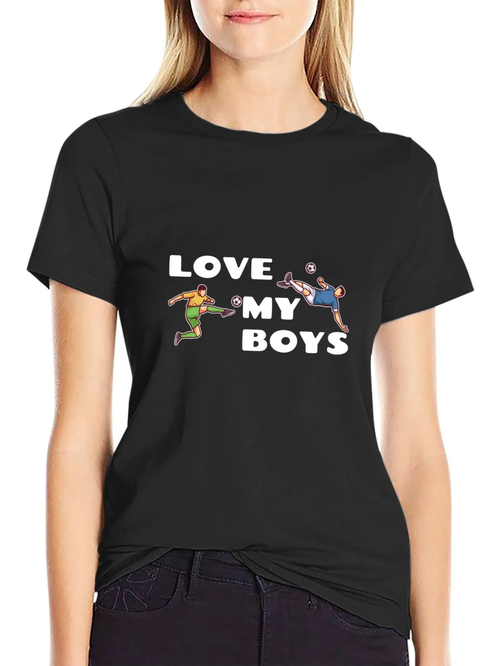 Love My Boys Soccer Graphic Tee - Soft Cotton Blend product image 5