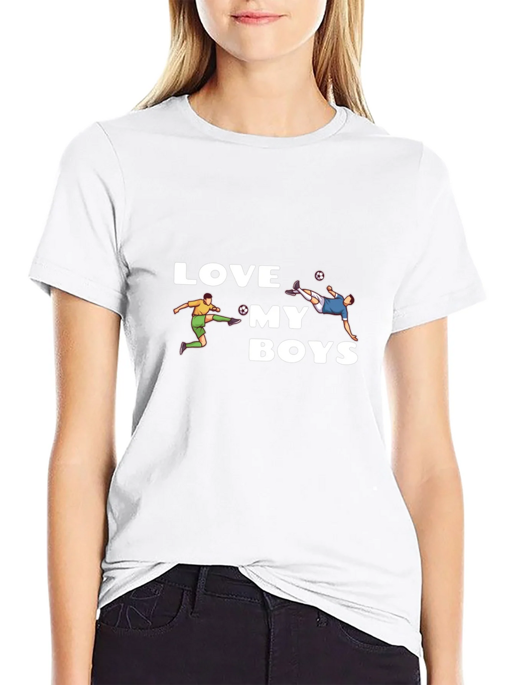 Love My Boys Soccer Graphic Tee - Soft Cotton Blend product image 11