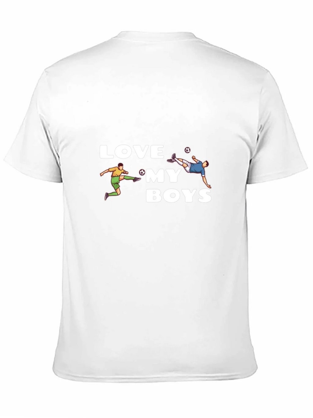 Love My Boys Soccer Graphic Tee - Soft Cotton Blend product image 2