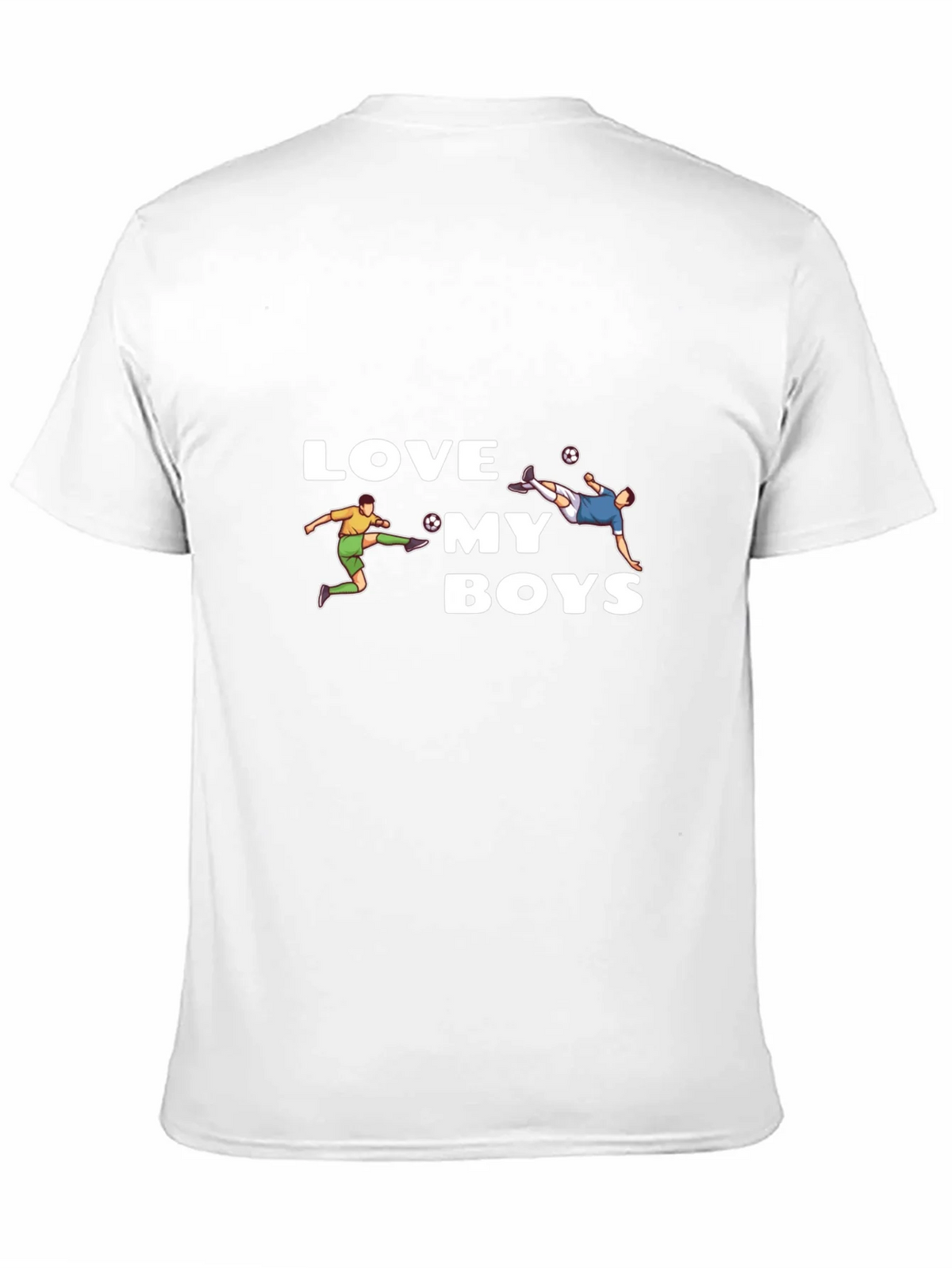 Love My Boys Soccer Graphic Tee - Soft Cotton Blend product image 2