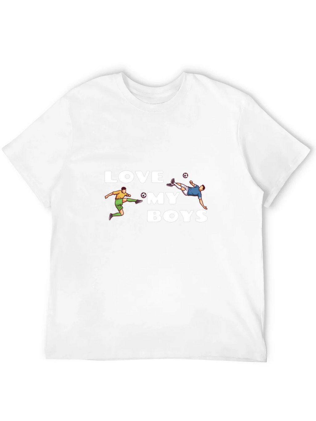 Love My Boys Soccer Graphic Tee - Soft Cotton Blend product image 3
