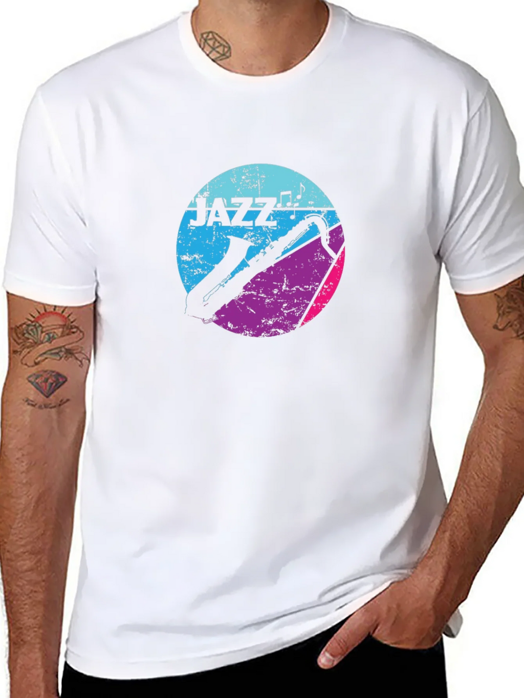 Jazz Music Graphic Tee - Saxophone Design product image 10
