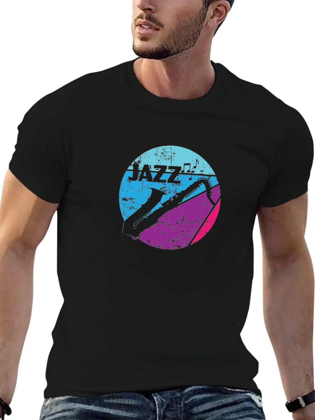 Jazz Music Graphic Tee - Saxophone Design product image 9