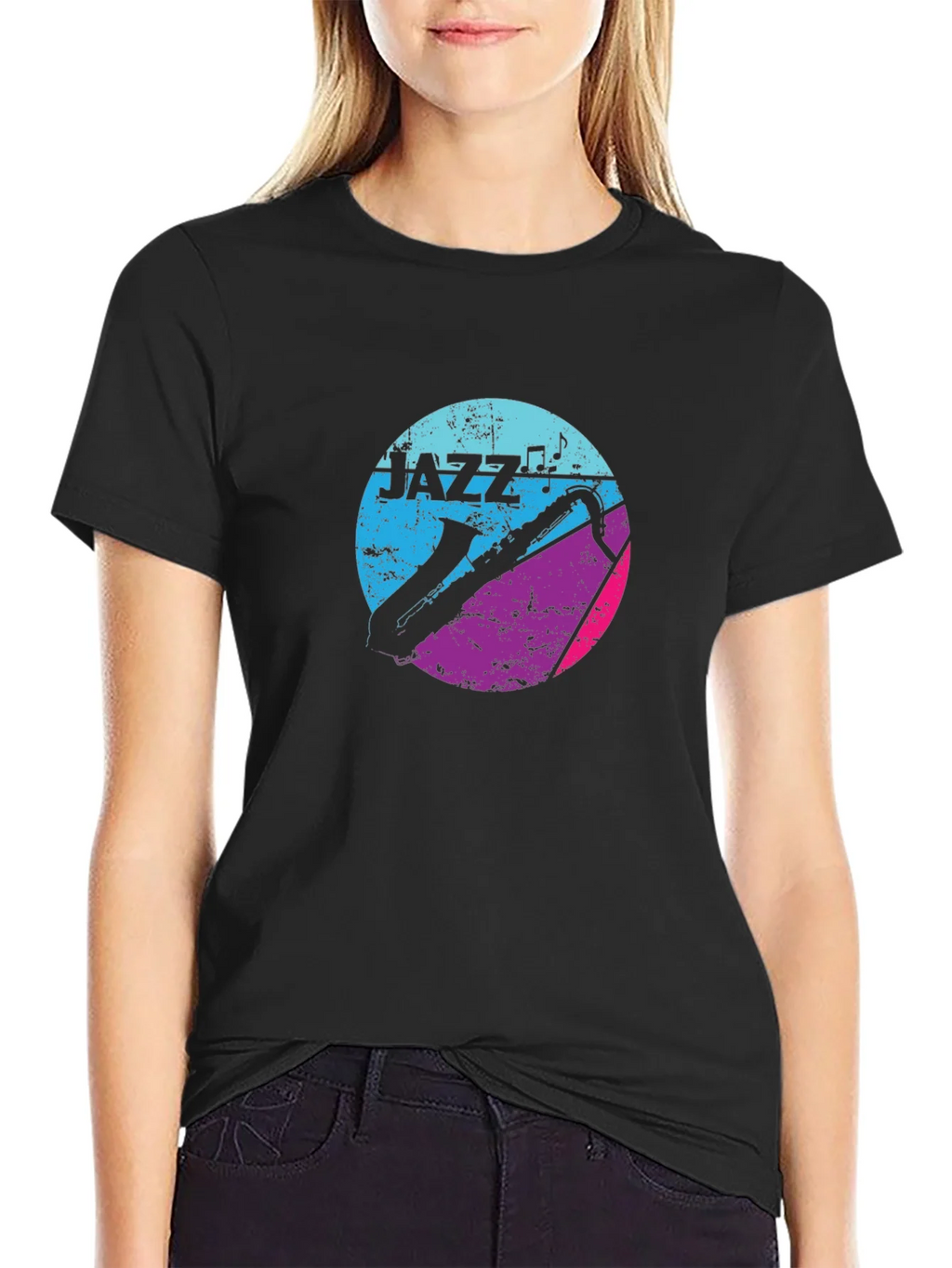 Jazz Music Graphic Tee - Saxophone Design product image 5
