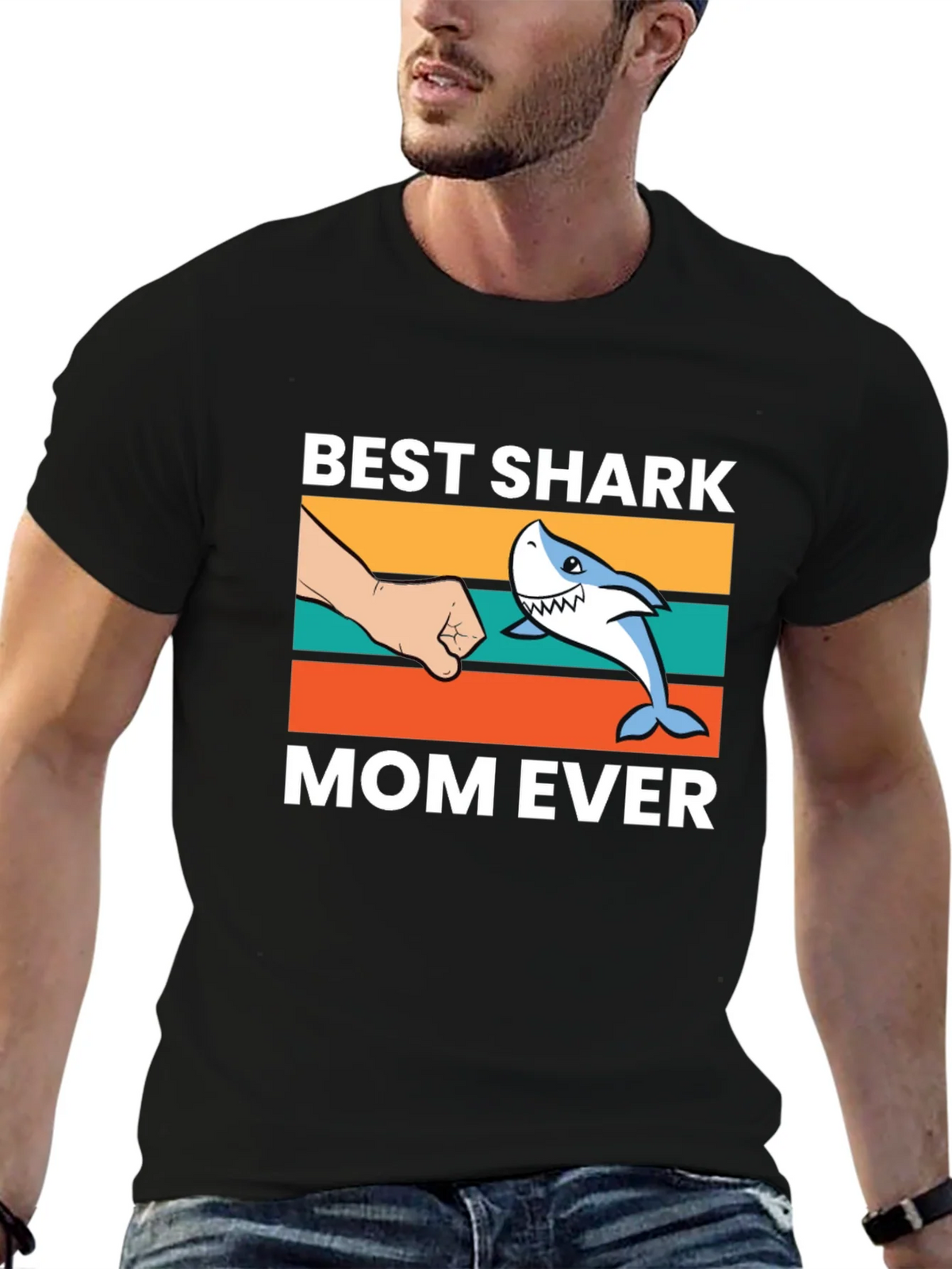 Best Shark Mom Ever T-Shirt product image 9