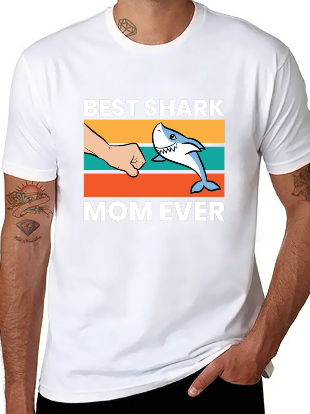 Best Shark Mom Ever T-Shirt product image 10