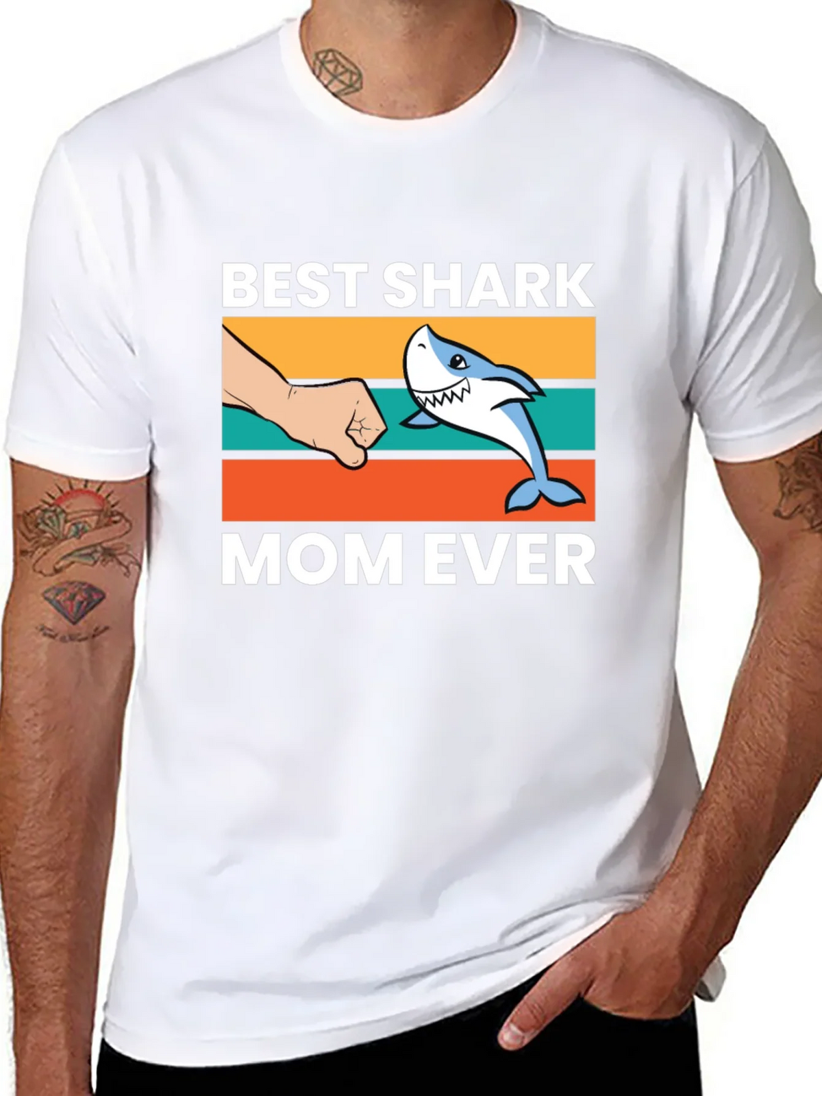 Best Shark Mom Ever T-Shirt product image 10