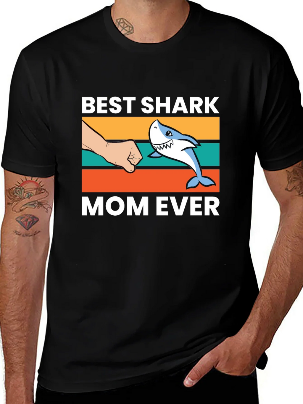 Best Shark Mom Ever T-Shirt product image 1