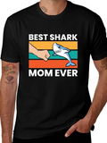 Best Shark Mom Ever T-Shirt product image 1