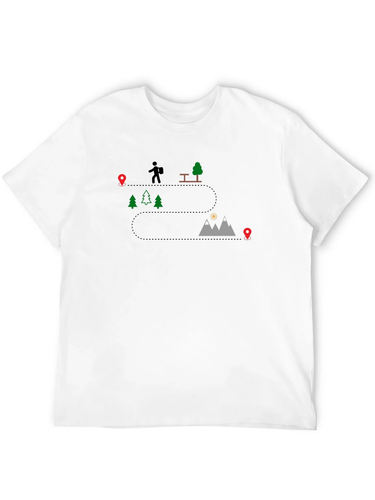 Hiking Trail Graphic Tee - Adventure Awaits product image 3