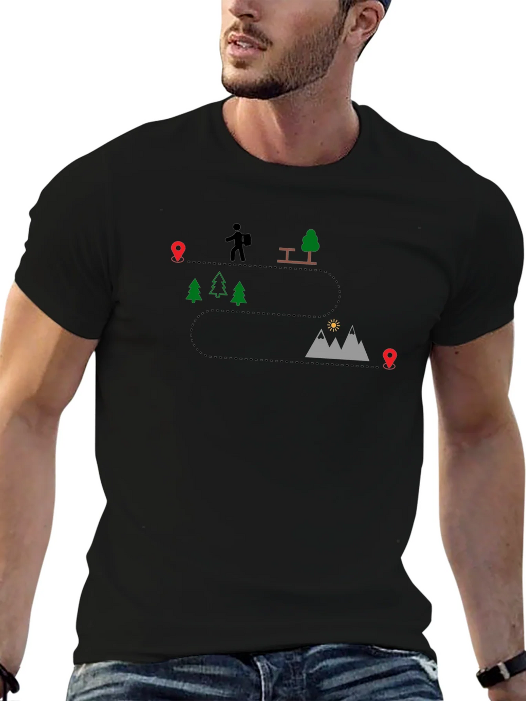 Hiking Trail Graphic Tee - Adventure Awaits product image 9
