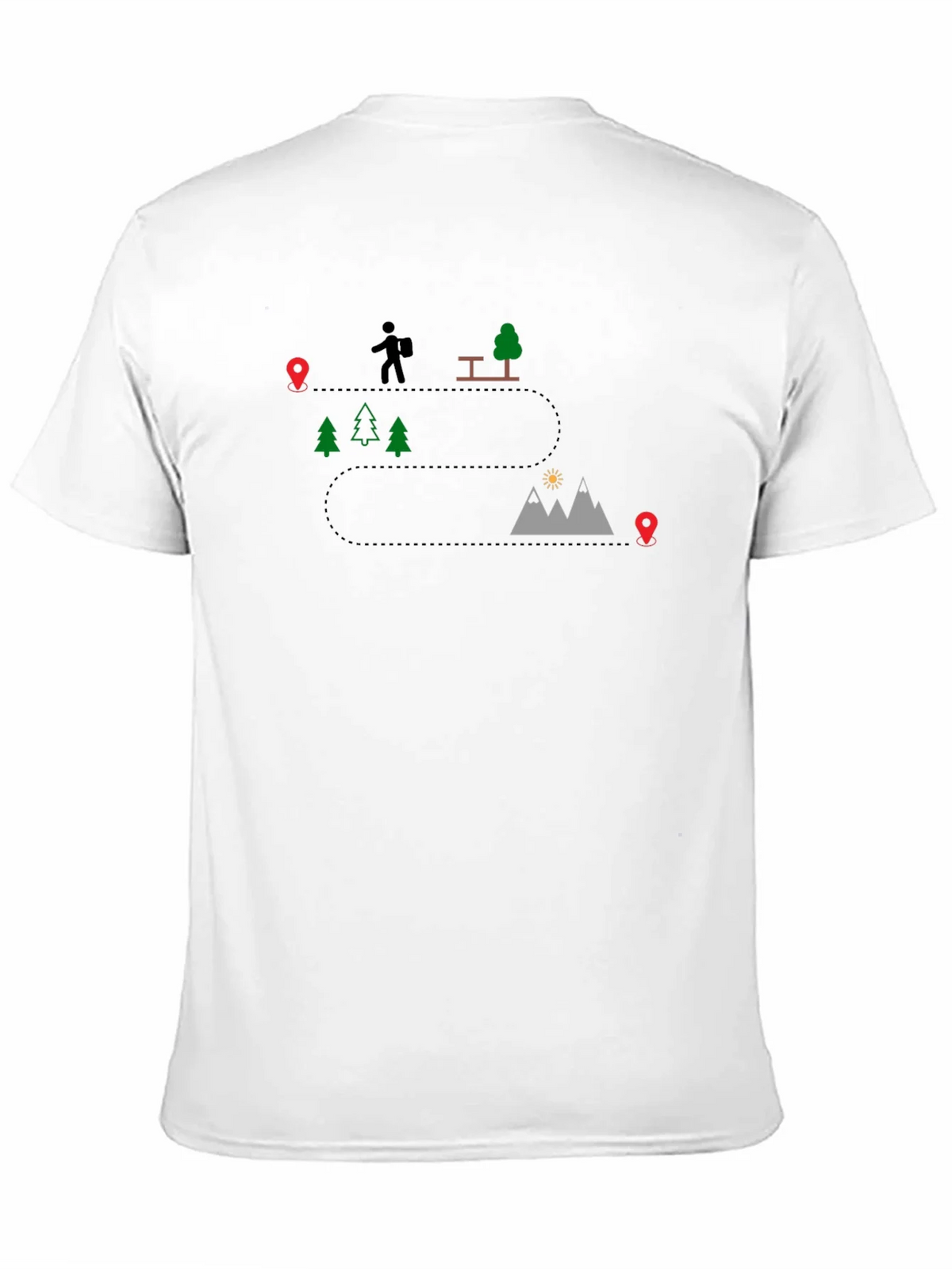Hiking Trail Graphic Tee - Adventure Awaits product image 2