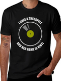 Vinyl Therapist T-Shirt: Music Lovers Comfort Tee product image 1