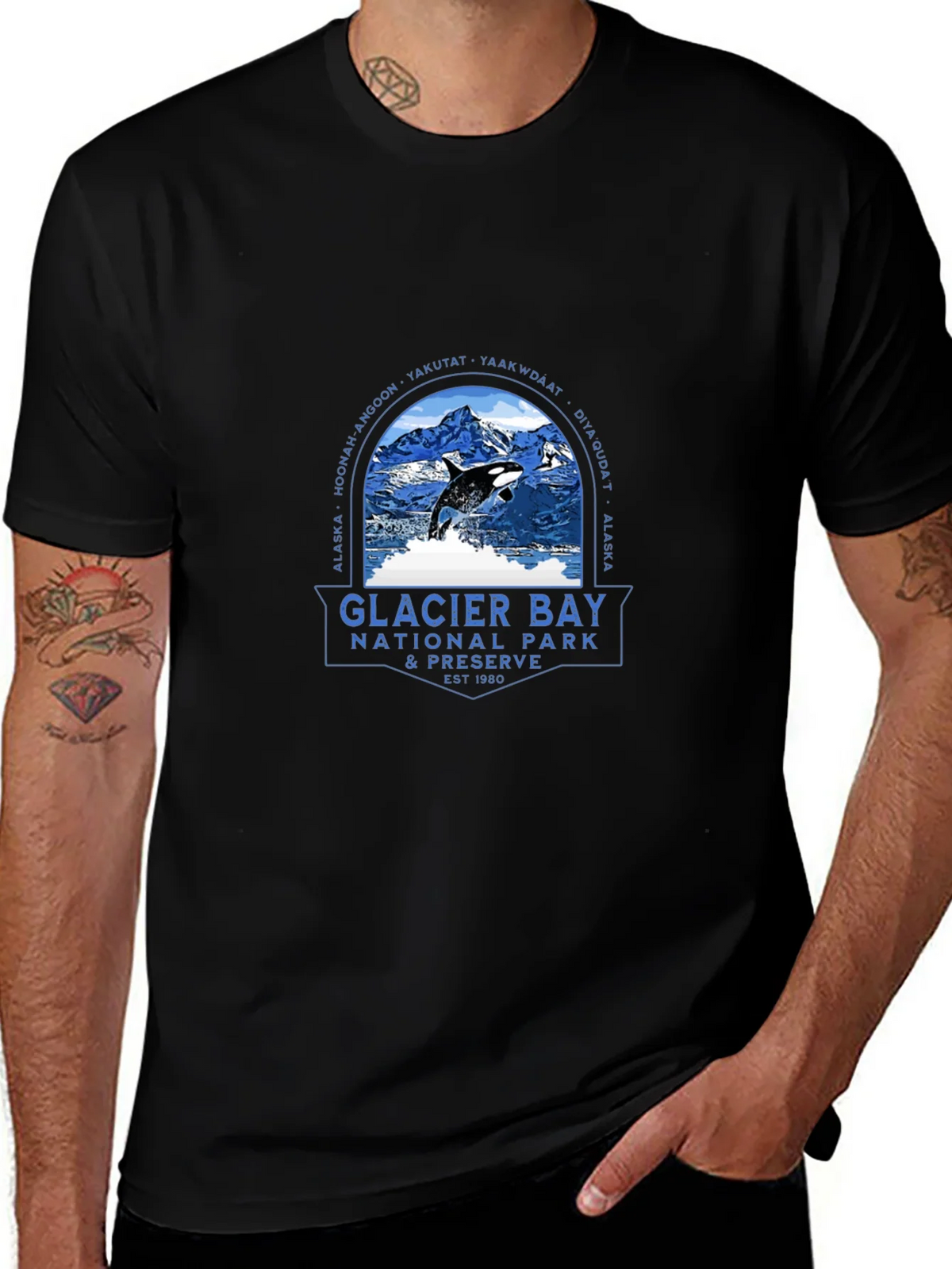Glacier Bay National Park Graphic Tee product image 1