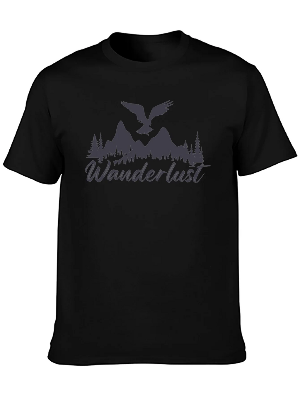 Wanderlust Graphic T-Shirt - Mens Black Tee product image 6