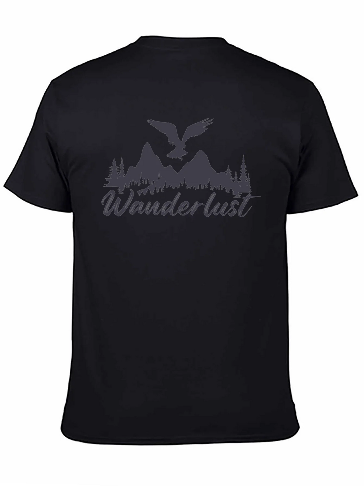 Wanderlust Graphic T-Shirt - Mens Black Tee product image 7