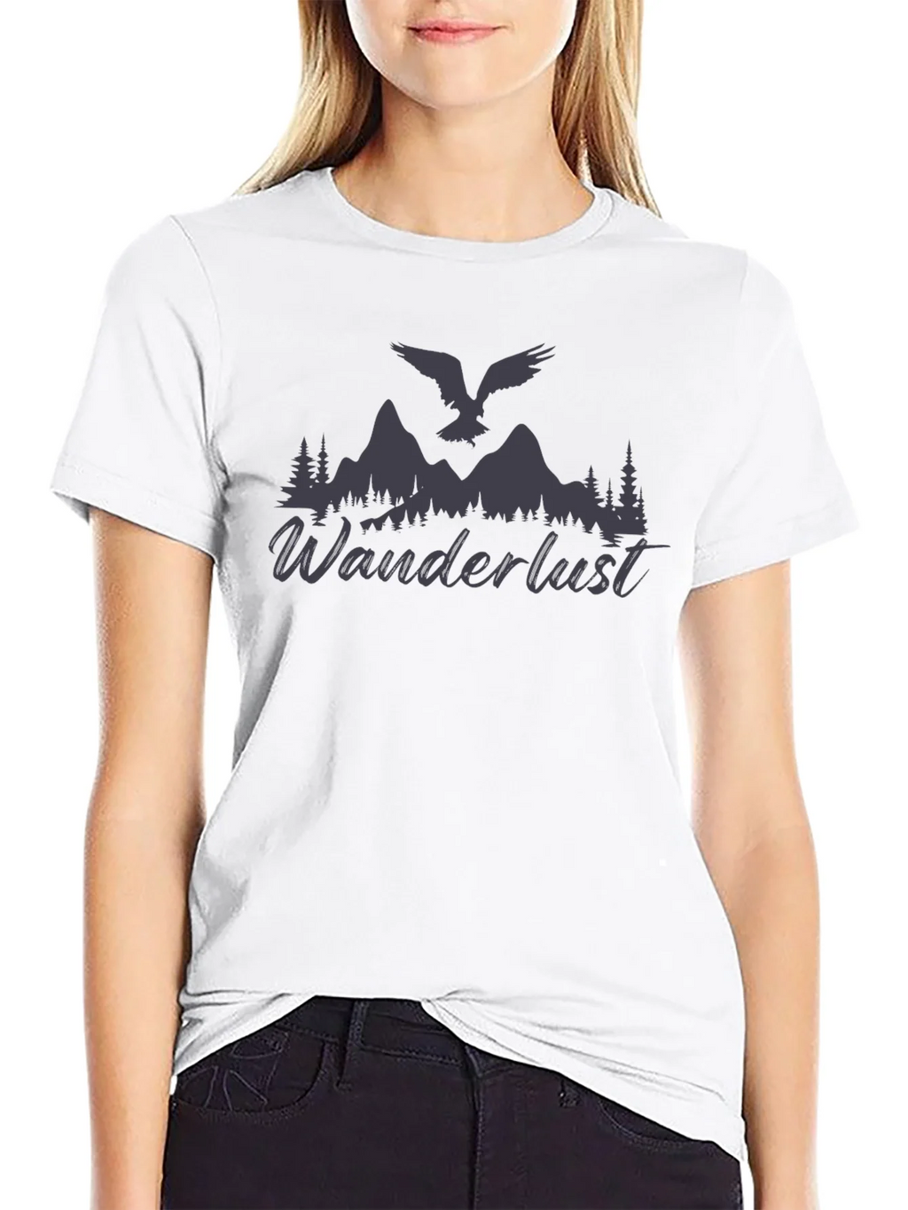 Wanderlust Graphic T-Shirt - Mens Black Tee product image 11