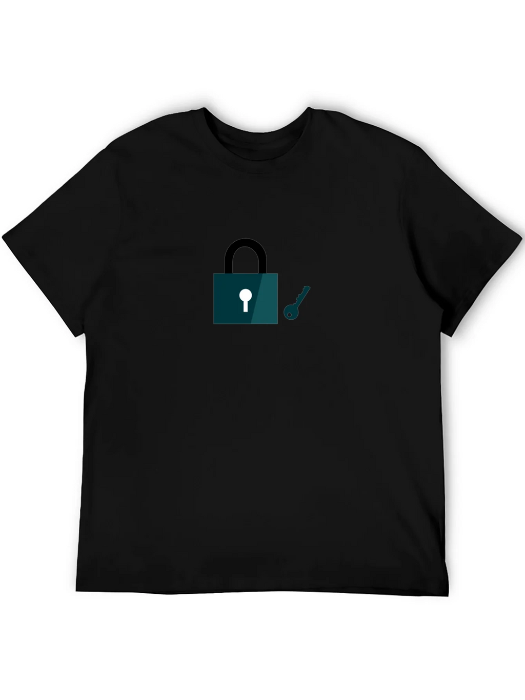 Lock and Key Graphic T-Shirt - Black product image 8