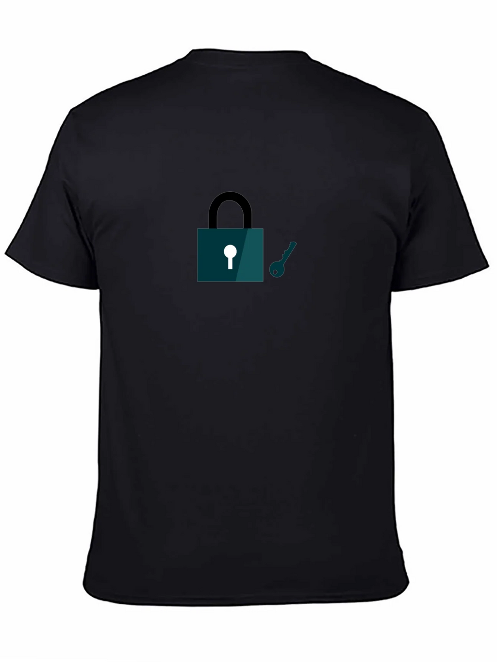 Lock and Key Graphic T-Shirt - Black product image 7