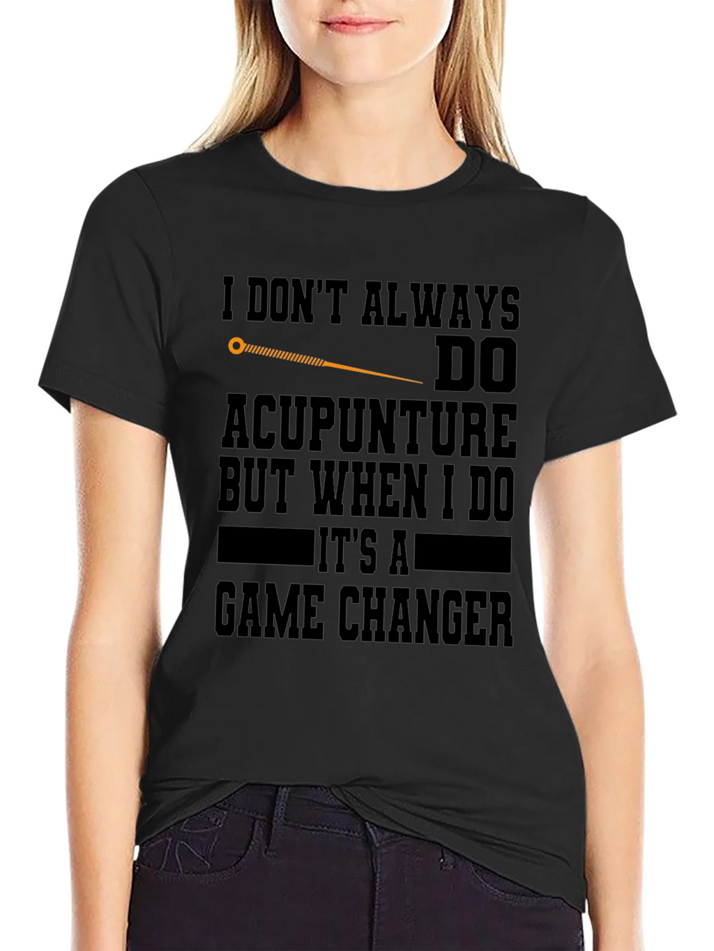 Acupuncture Game Changer Black T-Shirt product image 5