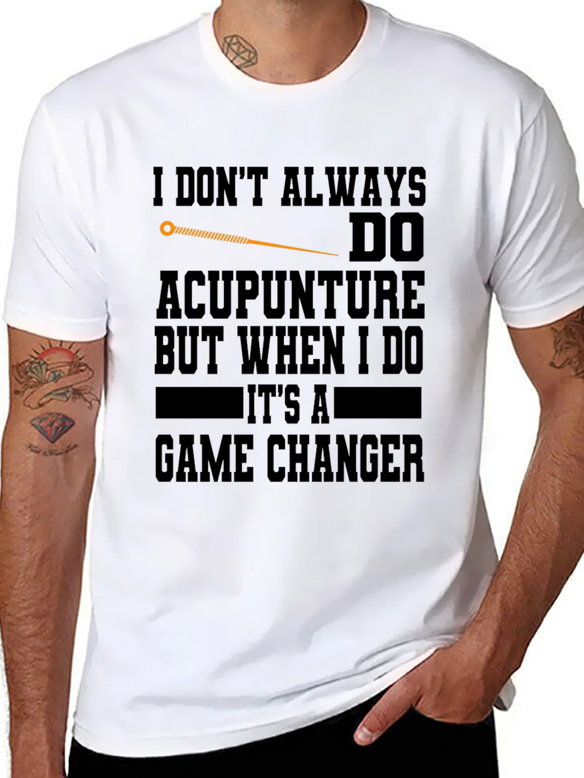 Acupuncture Game Changer Black T-Shirt product image 10