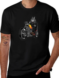 Wolf Rider T-Shirt - Cool Motorcycle Tee product image 1