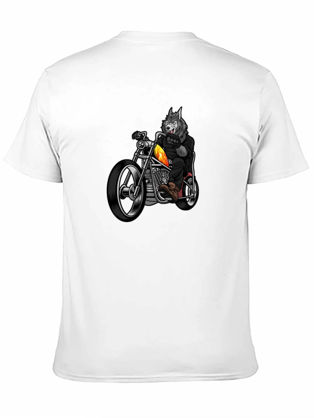 Wolf Rider T-Shirt - Cool Motorcycle Tee product image 2