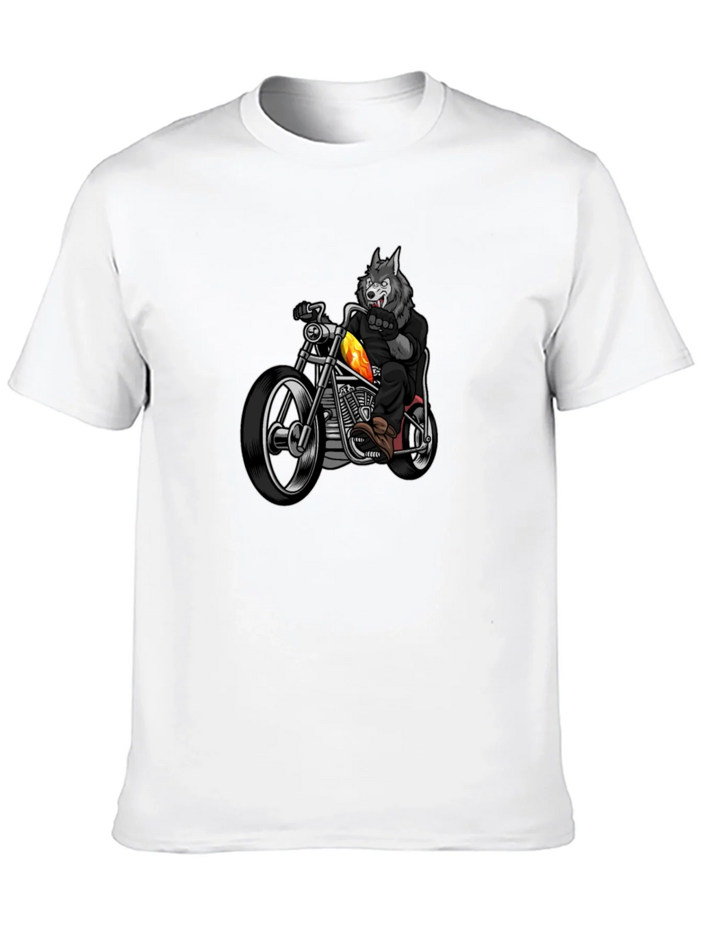 Wolf Rider T-Shirt - Cool Motorcycle Tee product image 12