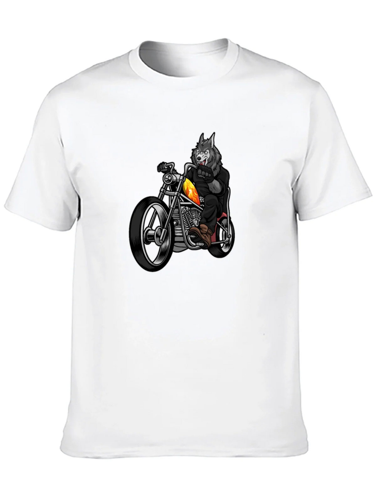 Wolf Rider T-Shirt - Cool Motorcycle Tee product image 12