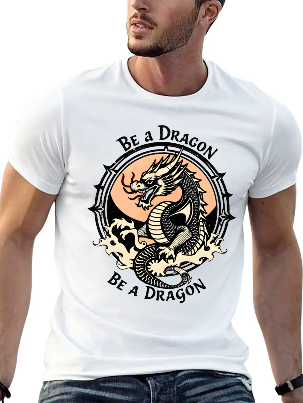 Be a Dragon Graphic Tee - Stylish Black T-Shirt product image 4