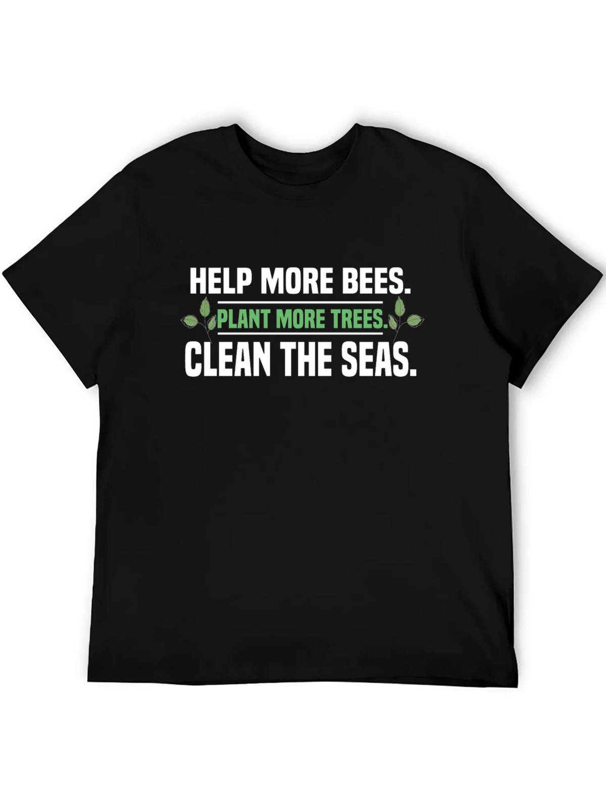 Eco-Friendly Graphic T-Shirt: Save the Bees Plant Trees product image 8