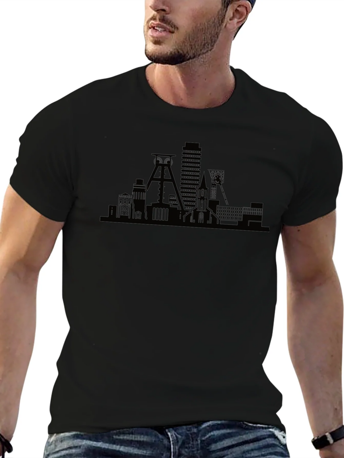 Cityscape Silhouette T-Shirt product image 9