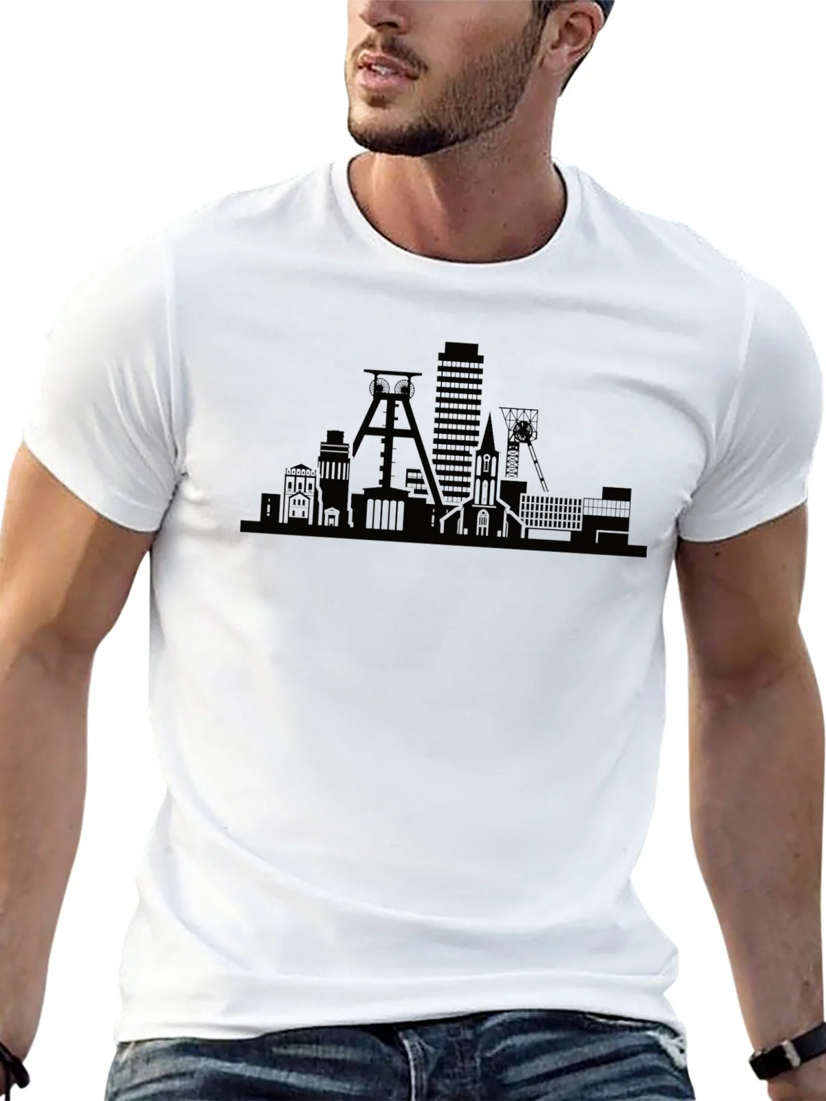 Cityscape Silhouette T-Shirt product image 4