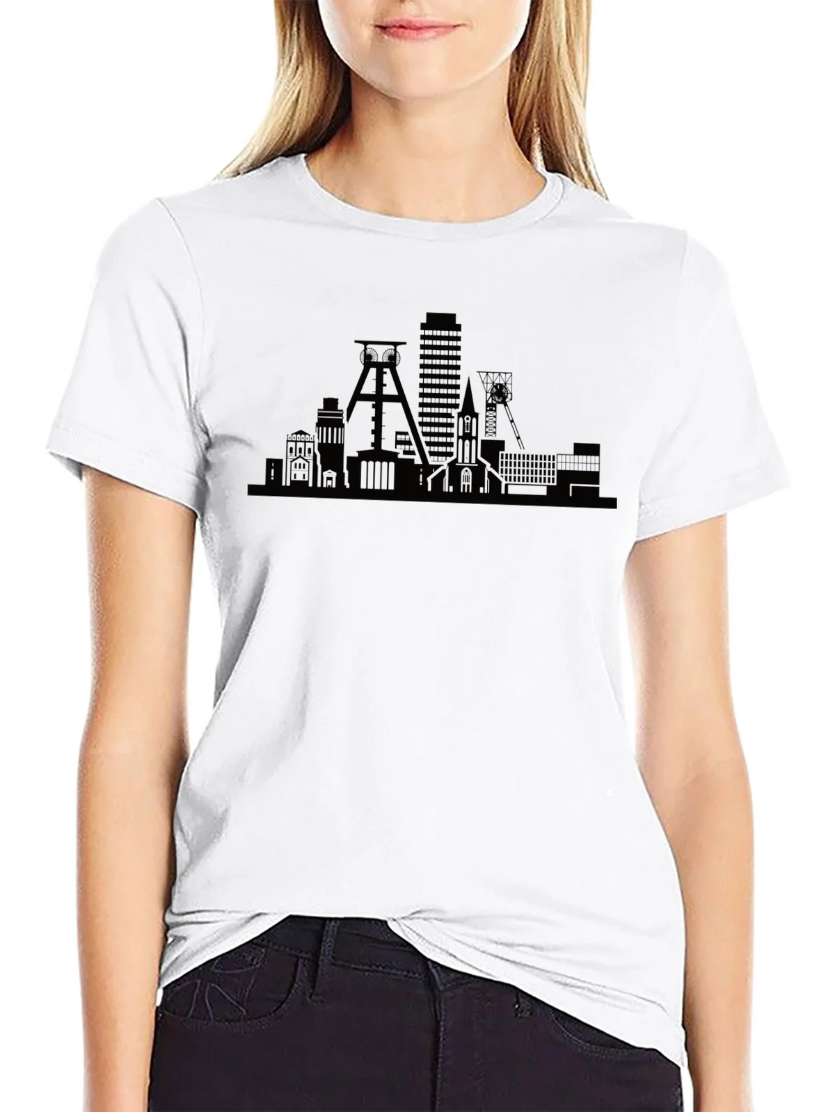 Cityscape Silhouette T-Shirt product image 11