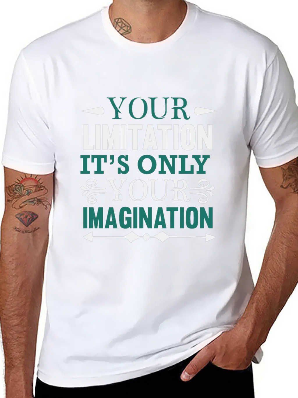Motivational T-Shirt: Your Limitation is Imagination product image 10