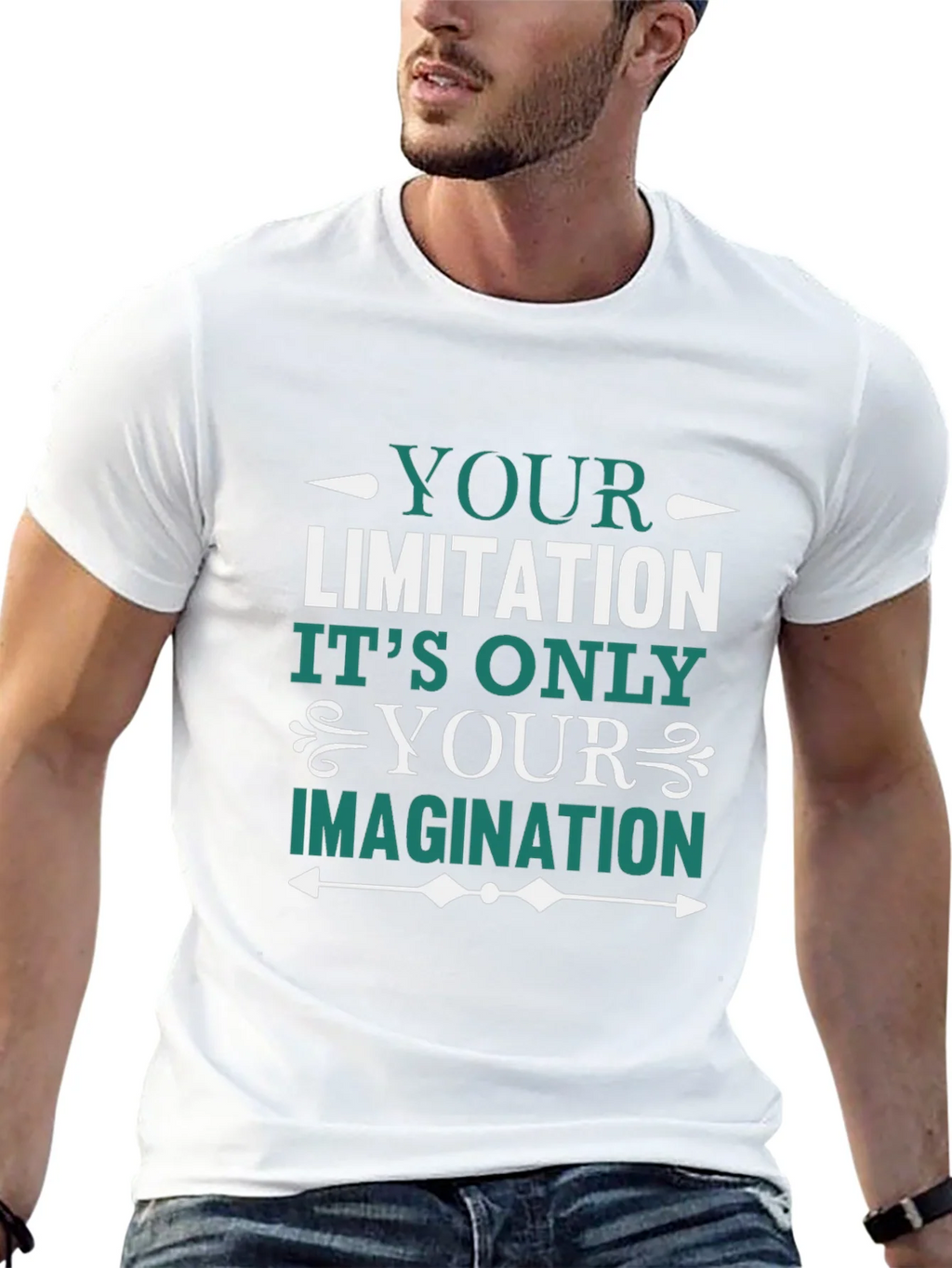Motivational T-Shirt: Your Limitation is Imagination product image 4