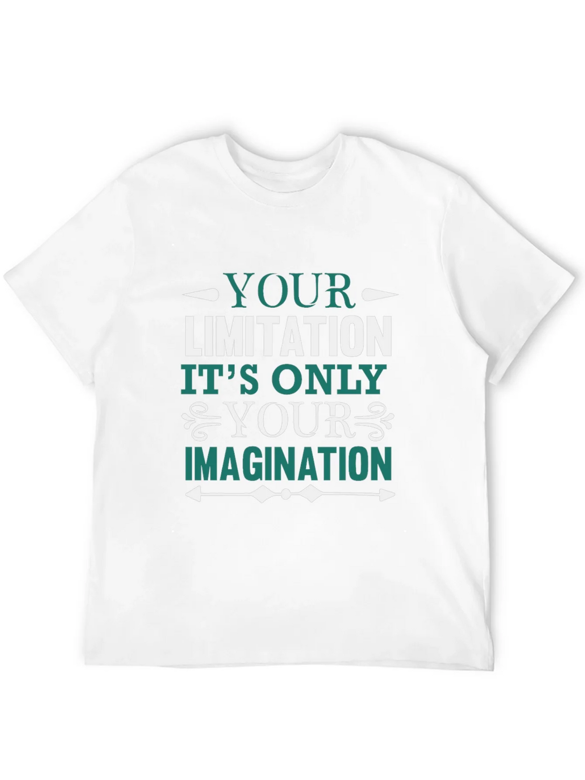 Motivational T-Shirt: Your Limitation is Imagination product image 3
