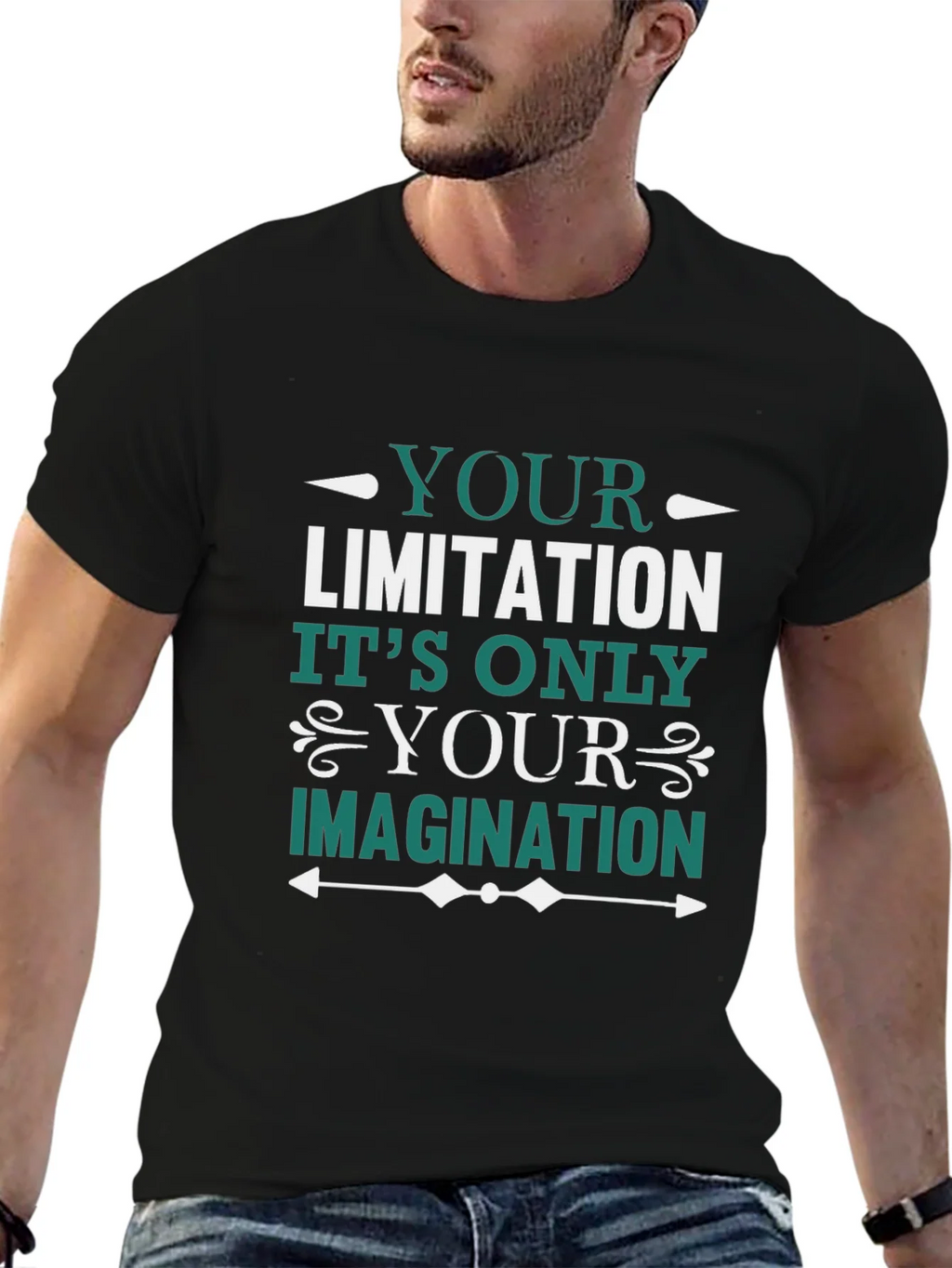 Motivational T-Shirt: Your Limitation is Imagination product image 9