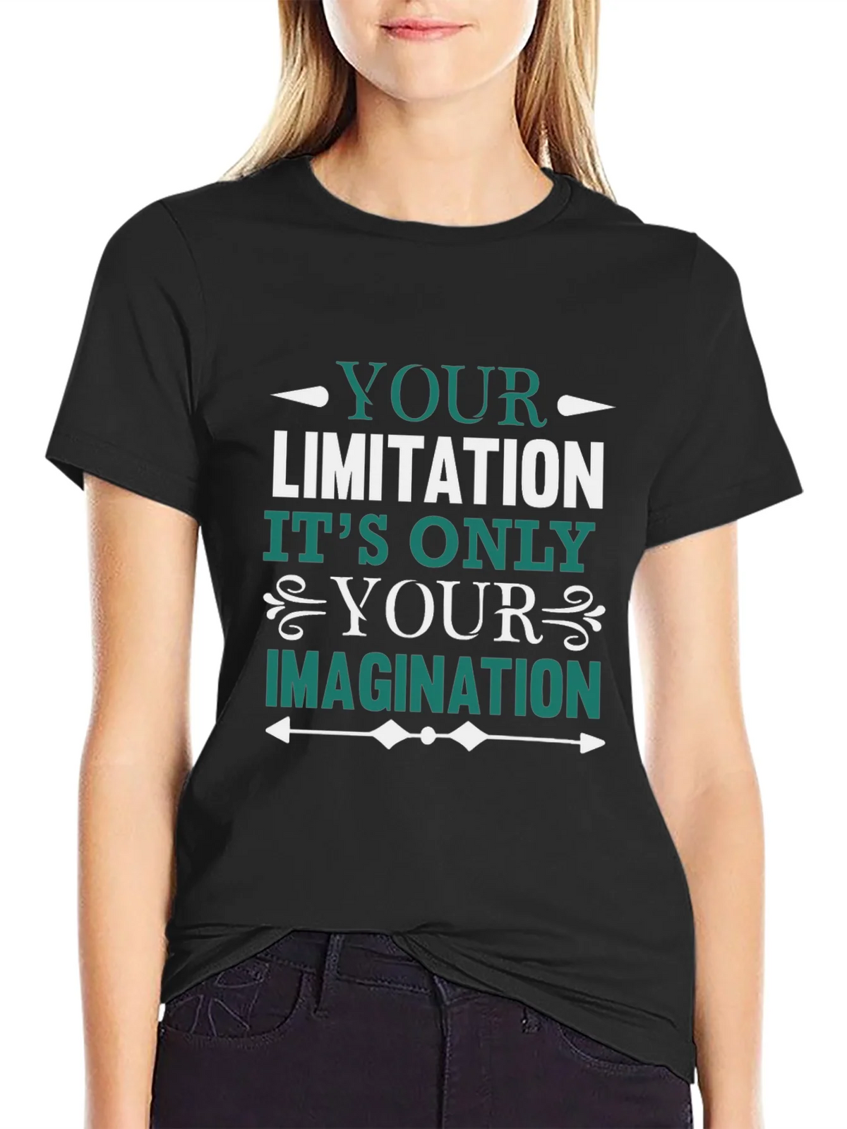 Motivational T-Shirt: Your Limitation is Imagination product image 5