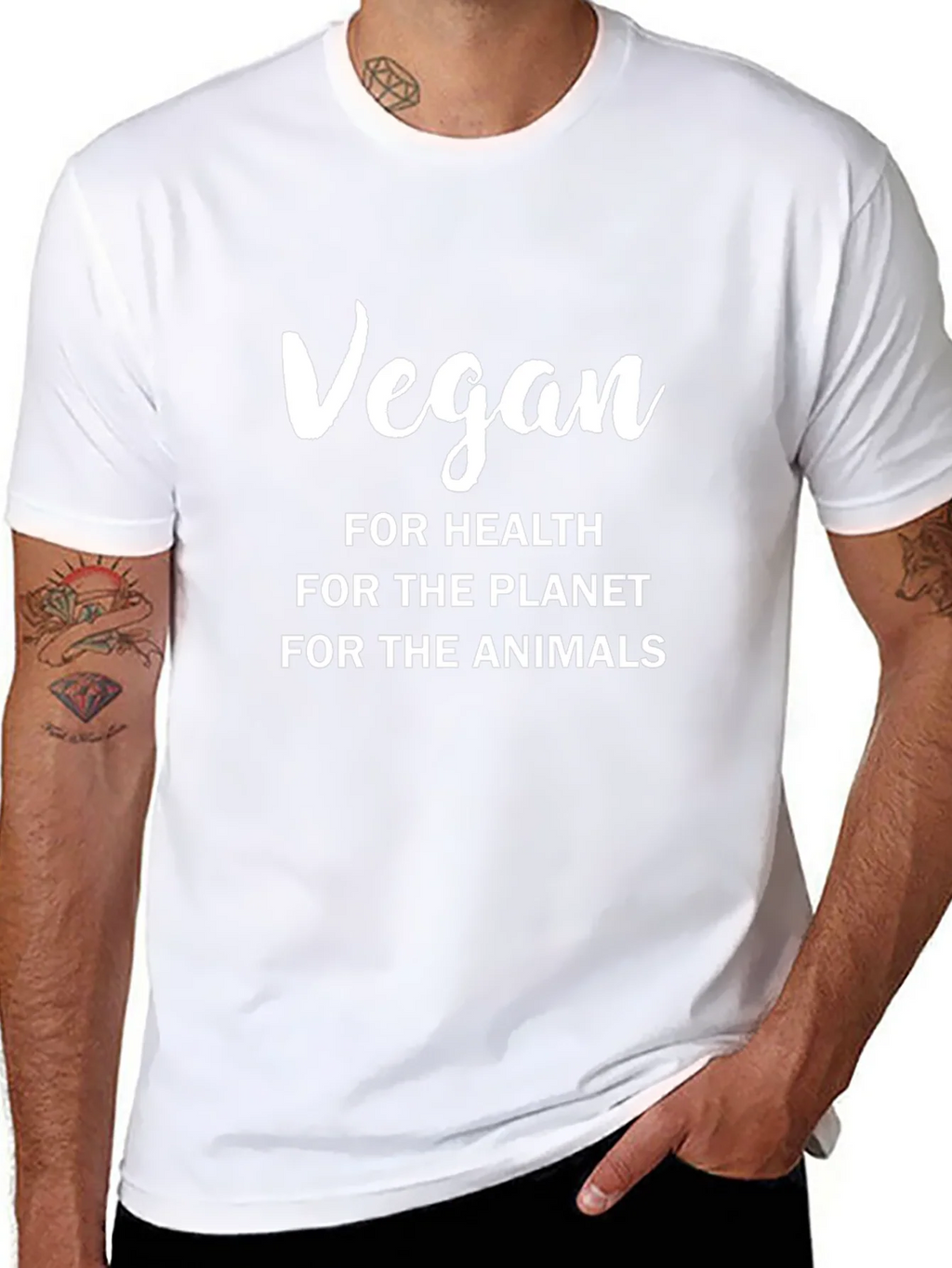 Vegan T-Shirt - Health Planet Animals! product image 10